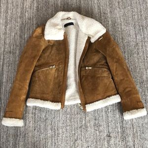 ZARA Women’s Shearling Jacket ⚡️